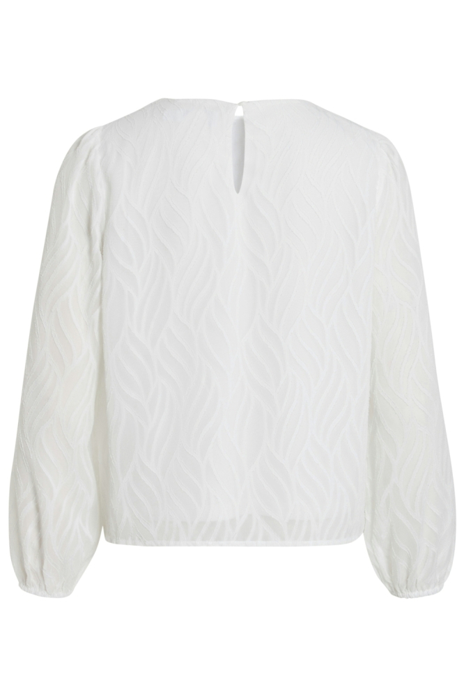 VIMIKA O-NECK L/S TOP - NOOS 14107406 CLOUD DANCER